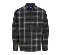 JACK & JONES Jorfrederiksberg - Camiseta de Franela, Sky Captain, L
