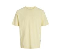 Jack & Jones Jorfrederiksberg Camiseta para Hombre SS Crew Neck Noos, Crema Doble, XS