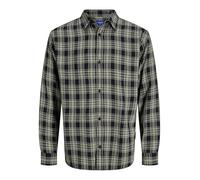 Jack & Jones Jorgracia Parker Check Camiseta LS Sn Polo Hombre (Pack de 1)