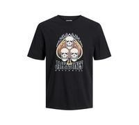 JACK & JONES Jorheavens tee SS Crew Neck Sn Camiseta, Negro, XS Hombres