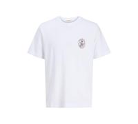 JACK & JONES Jorhydra Se25 - Camiseta para Hombre, Blanco Brillante, XL