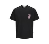 JACK & JONES Jorhydra Se25 - Camiseta para Hombre, Negro, M