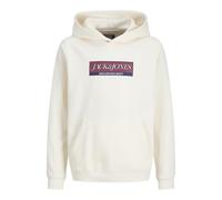 JACK & JONES Jorinwood Block Branding Sudadera Hoo Mni para niño, Blanco Envejecido., 110