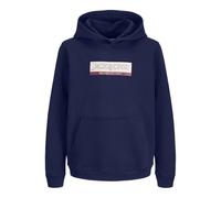 JACK & JONES Jorinwood Block Branding Sudadera Hoo Mni para niño, Ocean Cavern, 98