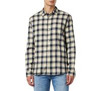 JACK & JONES Jorjoshua Check Shirt LS Camisa Casual, Reed Yellow, L Hombres