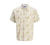 Jack & Jones Jorjoshua Split AOP Shirt SS, Beige, M