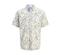 Jack & Jones Jorjoshua Split AOP Shirt SS, Cloud Dancer, M