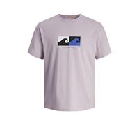 JACK & JONES JORMARBELLA Branding tee SS Crew Neck, Lavender Frost, M