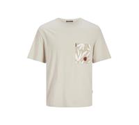 JACK & JONES JORMARBELLA Pocket tee SS Crew Neck, Moonbeam, XS