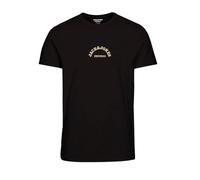 JACK & JONES Jormarbella tee SS Crew Neck 2 Fst Camiseta, Negro, L para Hombre