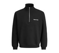 JACK & JONES Jornorrebro Emb - Sudadera de Cuello Alto para Hombre, Negro, XXL