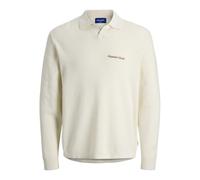 JACK & JONES Jornorrebro Light Knit LS Polo Sn, Sal Marina, XS para Hombre