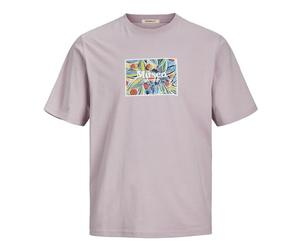 JACK & JONES Jornoto Art tee SS Crew Neck Camiseta, Lavender Frost, XS para Hombre