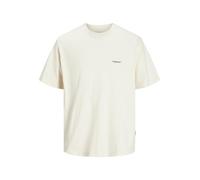 JACK & JONES Jorparos Easter Sketch tee SS Crew Neck, Blanco Envejecido., M