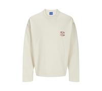 JACK & JONES Jorretiro Back Sweat Crew Neck Se25 Se25-Sudadera con Cuello Redondo, Crudo, XL para Hombre