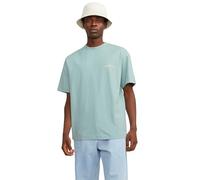 JACK & JONES Jorsantorini Back tee SS Crew Neck Sn Camiseta, Gray Mist, L para Hombre