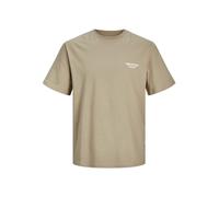 JACK & JONES Jorsequoia Graphic Back SS Crew Neck Camiseta, Silver Sage, XL para Hombre