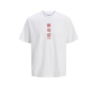 Camiseta Jack and Jones Jorsnake Hombre Bright White M