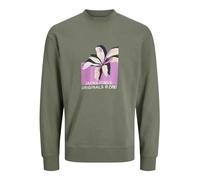 JACK & JONES Jortampa Branding Sweat Crew Neck Sudadera, Laurel Wreath, L para Hombre