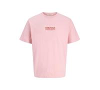 JACK & JONES Jortavira Pop tee SS Crew Neck Oc25 - Camiseta para Hombre, Tickled Pink, M