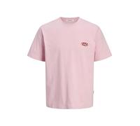 JACK & JONES Jortavira Type Back Teess Crew Neck Oc25 para Hombre, Tickled Pink, XXL