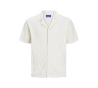 JACK & JONES Jorvalencia Structure Knit SS Polo Sn, Crudo, M para Hombre