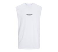 JACK & JONES Jorvesterbro Sleeveless tee Sn Camiseta sin Mangas, Blanco Brillante, XXL Hombres