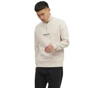 Jack & Jones Jorvesterbro - Sudadera Con Cremallera Suéter, Hombre, Beige, XL