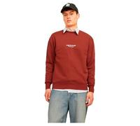 JACK & JONES Jorvesterbro Sudadera con Cuello Redondo Noos, Brandy Brown, XS para Hombre