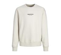 JACK & JONES Jorvesterbro Sudadera con Cuello Redondo Sn Jnr, Moonbeam/Fit:Loose, 164 cm para Niños