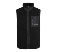 JACK&JONES JORVESTERBRO Teddy AW24 NOOS Chaleco para hombre, negro, L, Negro, L