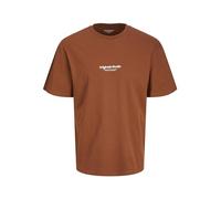 JACK & JONES Jorvesterbro tee SS Crew Neck Noos Camiseta, Brandy Brown, M para Hombre