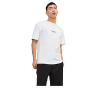 Jack & Jones Jorvesterbro Tee Ss Crew Neck Noos Polo, Hombre, Blanco, XL