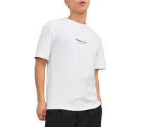 Jack & Jones Jorvesterbro Tee Ss Crew Neck Noos Polo, Hombre, Blanco, XL