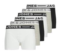 Jack&Jones Jóvenes Calzoncillos,6er Paquete - Guadaña Boxer,Elástico de Algodón