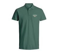 JACK & JONES Jprblaalfie SS Polo Fst, Verde Botella, L para Hombre