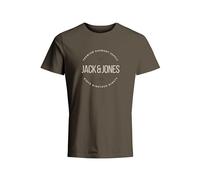 JACK & JONES Jprblaaston SS tee Crew Neck Fst Camiseta, Tortuga Marina, L para Hombre
