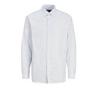 JACK & JONES Jprblabushwick Stanley Camiseta L/S Sn Camisa Casual, Azul Cachemira/Ajuste: Rayas, M para Hombre
