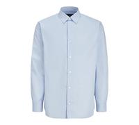 JACK & JONES Jprblabushwick Stanley Camiseta L/S Sn Camisa Casual, Chambray Blue/Fit: Solid, S para Hombre