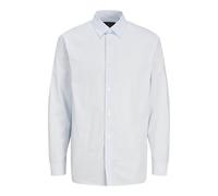 JACK & JONES Jprblabushwick Stanley Chemise à Manches Longues pour Homme L/S Sn, Bleu Cachemire/Coupe