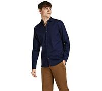 Jack & Jones Jprblacardiff Camiseta L/S Noos Manga Larga, Azul Marino, XL para Hombre