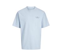 JACK & JONES Jprblachad Branding SS Crew Neck tee Sn Camiseta, Color Azul, S Hombres