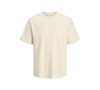 JACK & JONES Jprblachad Branding SS Crew Neck tee Sn, Cloud Cream, S