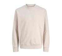 JACK & JONES Jprblachad Branding Sweat Crew Neck Ln, Forro Plateado, S para Hombre