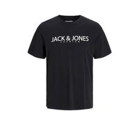 JACK & JONES Jprblajack SS tee Crew Neck Fst Camiseta, Negro (Onyx), M Hombres