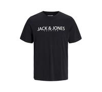 JACK & JONES Jprblajack SS tee Crew Neck Fst Camiseta, Negro (Onyx), XS Hombres