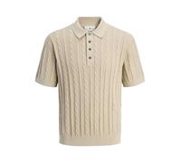 JACK & JONES Jprblamason - Polo de Punto para Hombre, Forro Plateado., S