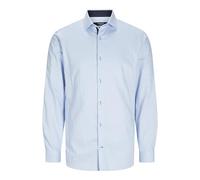 JACK & JONES Jprblaparker-Camiseta con Detalle L/S Aw24 Sn Camisa de Negocios, Azul Cambray/Ajuste: Slim fit, M para Hombre