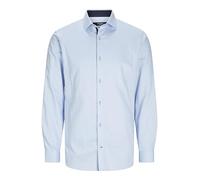 JACK & JONES Jprblaparker - Camiseta con Detalle L/S Aw24 Sn Camisa de Negocios Hombre (Pack de 1)