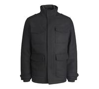 JACK & JONES Jprblaparker Wool Field Jkt Sn Chaqueta de Lana, Negro, S Hombres